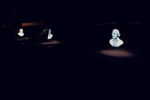 Hologram Busts at the House of Music.