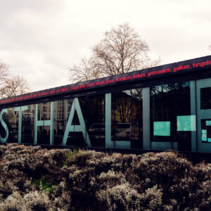 Rear view of the Kunsthalle Wien building at Karlsplatz.