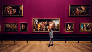 Obras maestras en el Museo de Historia del Arte de Viena, entre ellas La Unción de David de Paolo Caliari, conocido como Veronés.