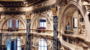 Vista del café-restaurante del Kunsthistorisches Museum.