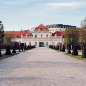 Facciata del Belvedere Inferiore a Vienna.