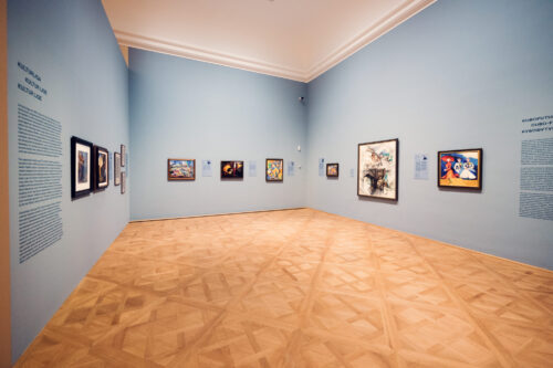 Kunstausstellung im Unteren Belvedere in Wien.