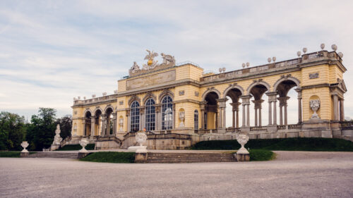 Majestic Gloriette atop Schönbrunn's hill.