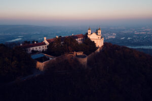 Campanile storico sul Leopoldsberg.