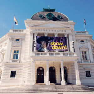 Volkstheater Vienna historic theater building facade showcasing classical Austrian architecture.