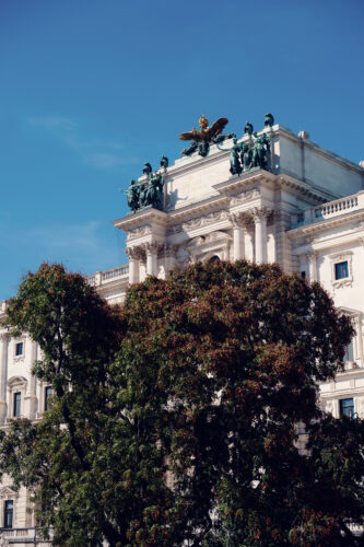 Imposing architecture of the Hofburg Palace, reflecting Vienna's rich imperial legacy and cultural significance.