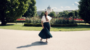 Adriana im Volksgarten, Wien.