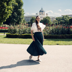 Adriana im Volksgarten, Wien.