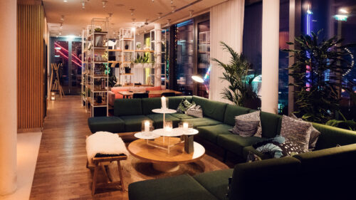 Evening ambiance at ZOKU.