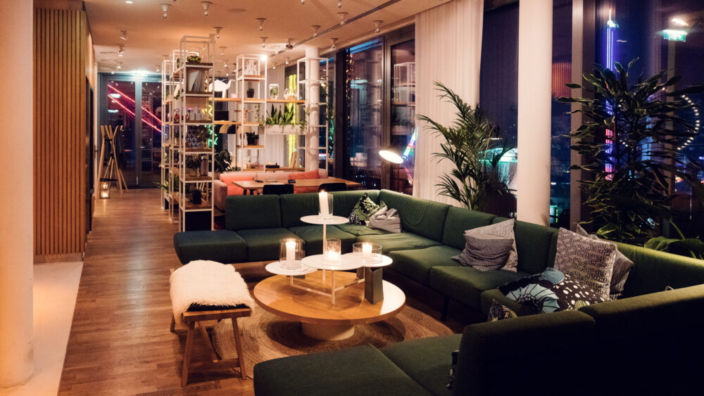 Evening ambiance at ZOKU.