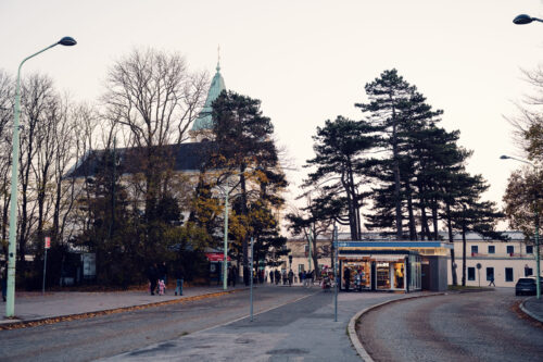 Historic St. Josef Church at Kahlenberg with its Baroque facade.