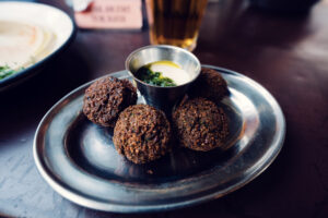 Creative food composition at NENI am Naschmarkt.
