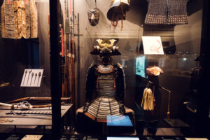 Heinrich von Siebold Collection at Weltmuseum Wien with rare Japanese artifacts.