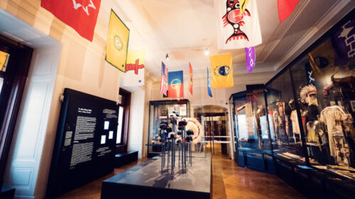 The Weltmuseum's thoughtfully curated spaces showcase extraordinary collections spanning five continents, from rare Aztec artifacts to precious Asian art treasures and Indonesian textiles.