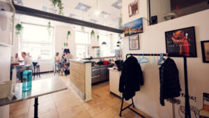Interior moderno del Casolaro Bros de Viena.