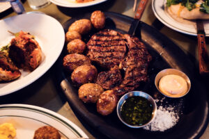 Oriental dish with Mediterranean flavors at Neni am Prater.