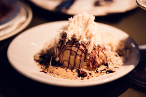 Traditional dessert at Neni am Prater.