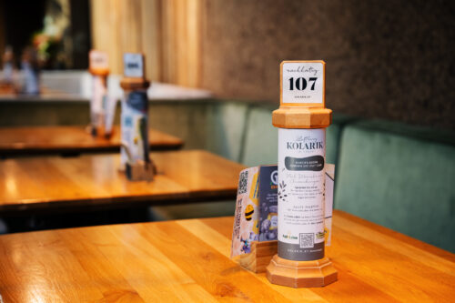 Extensive menu at Luftburg Kolarik, featuring a variety of traditional Austrian dishes and refreshing drinks.