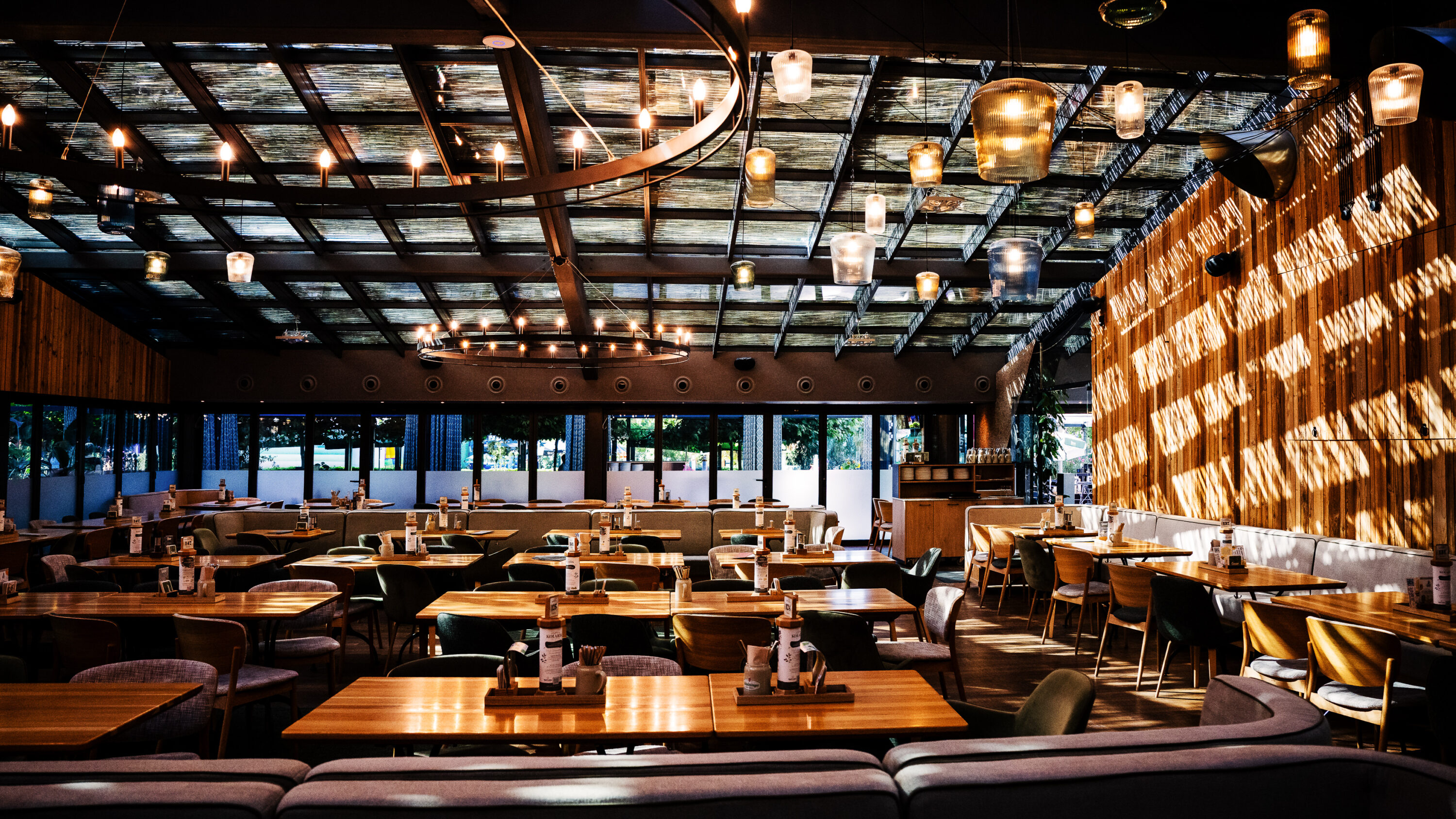 Cozy and inviting interior of Luftburg Kolarik, blending rustic charm with modern comfort.