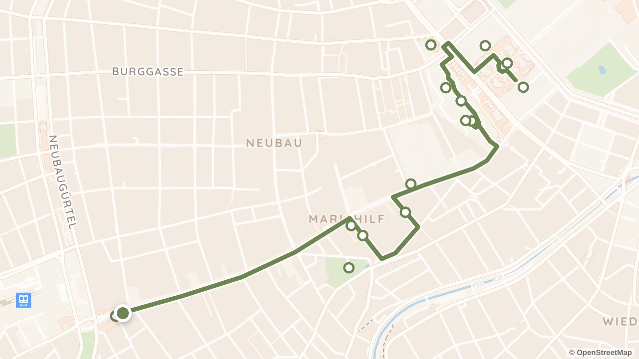 Mariahilfer Strasse to Maria-Theresien-Platz - Free Walking Tour